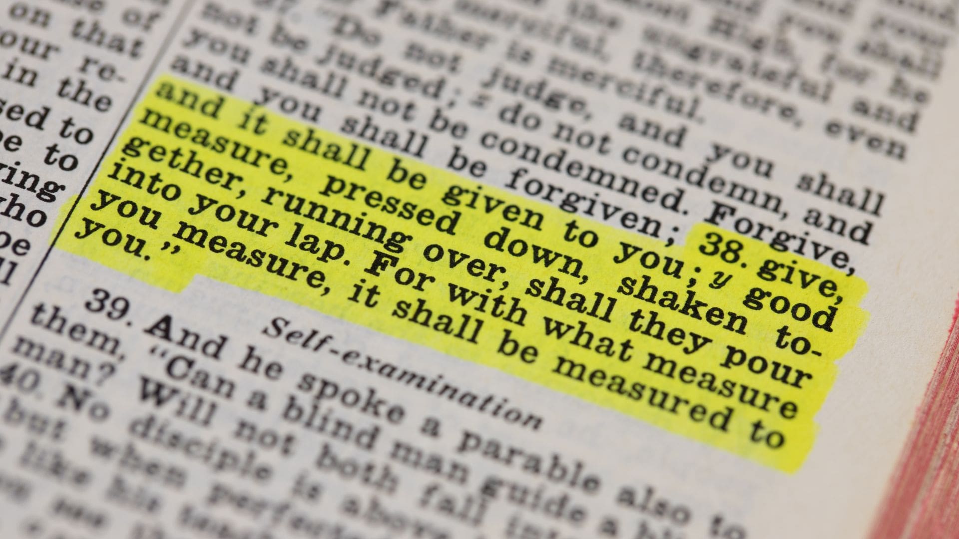 Luke 6:38
