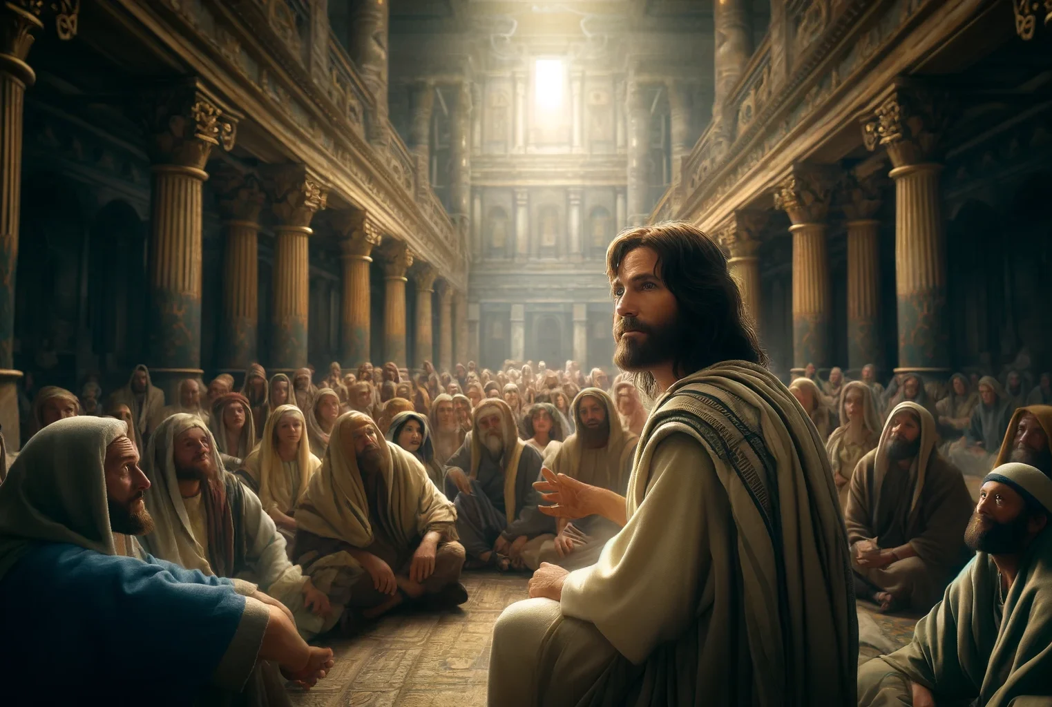 Jesus in the temple